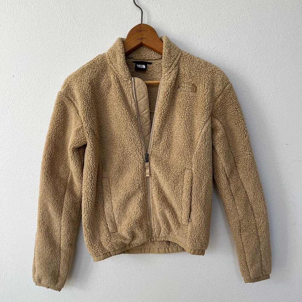 COPY - North Face Zip Up Sherpa Coat